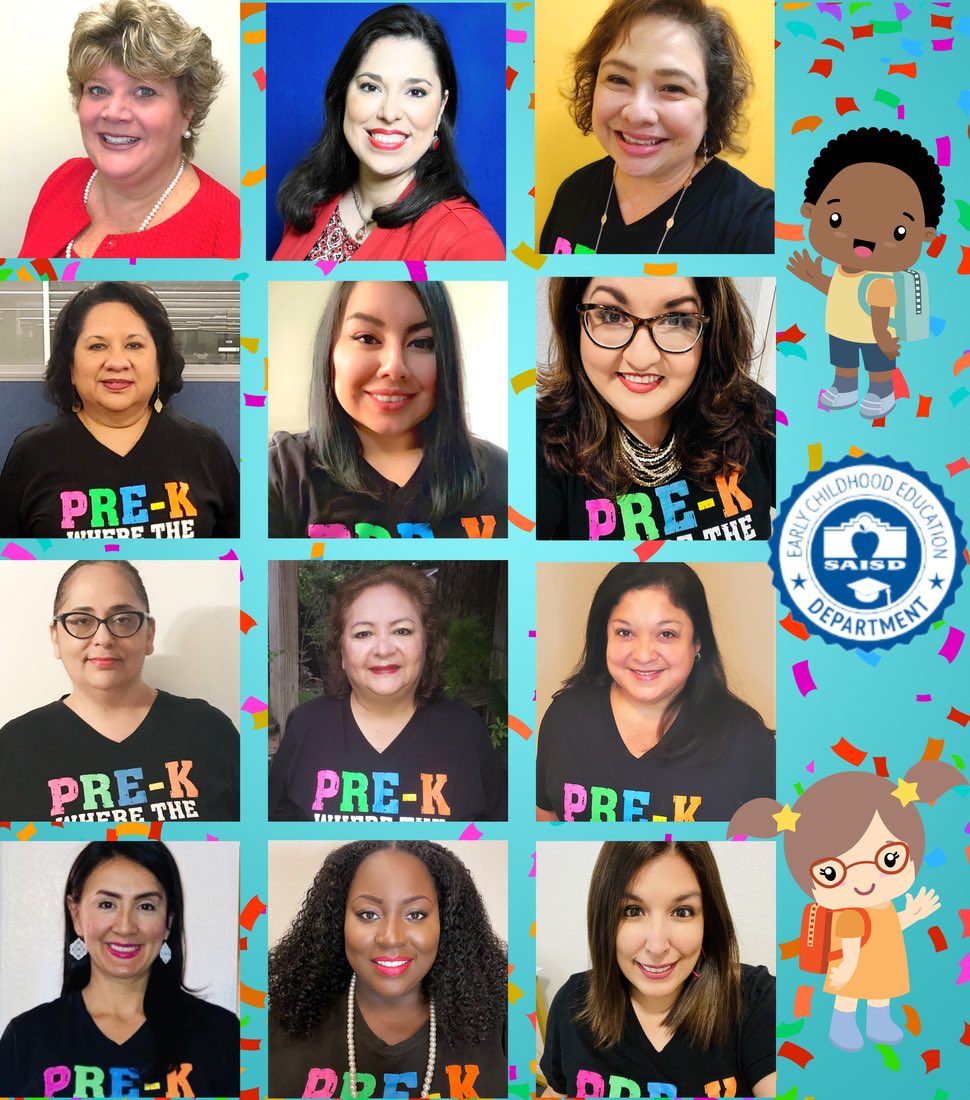 Meet the 2021-2022 Early Childhood Education Team! We’d like to welcome our new Executive Director, Colleen Bohrmann to SAISD ECE