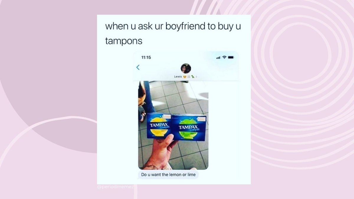 Which one are you picking? 😂 

Do you know what’s really in your menstrual products? The nonprofit organization Made Safe is spilling the truth about what’s in your pads, tampons, and menstrual cups. Get informed here: hubs.ly/H0WpnjN0
#periods #periodmemes #funny #memes