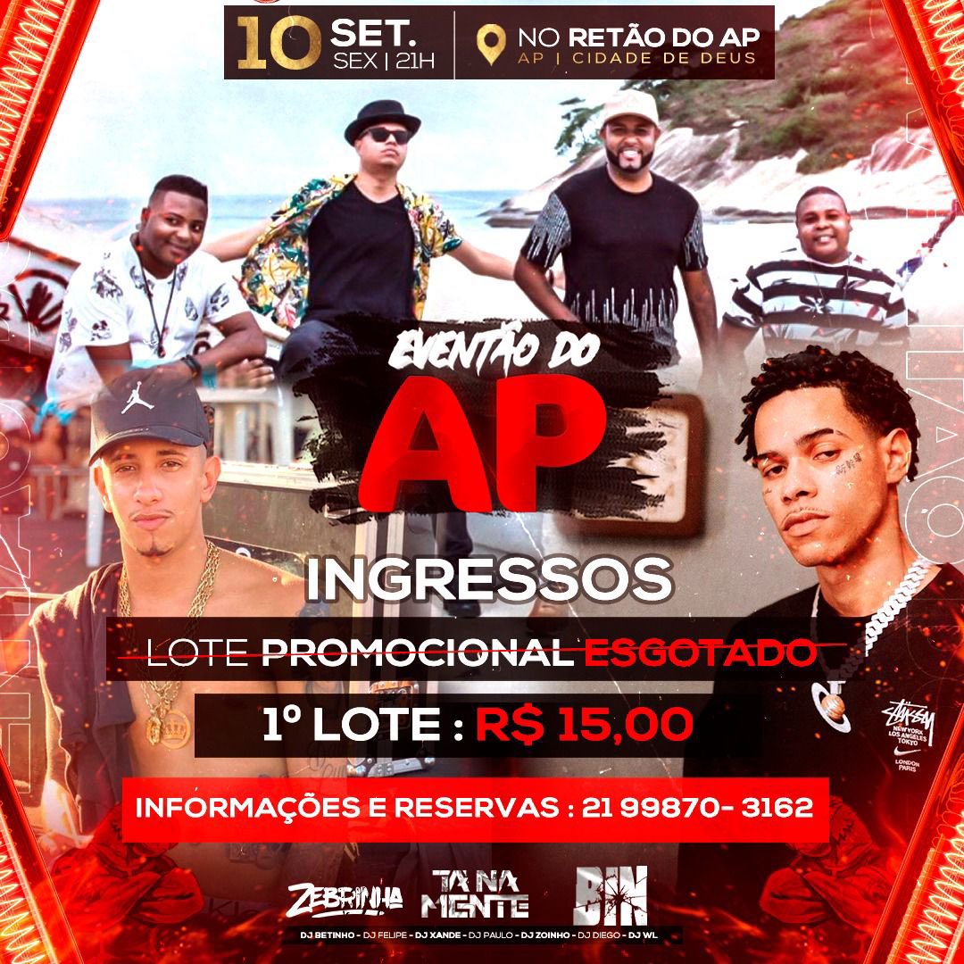 eventaoap's tweet photo. CONTAGEM REGRESSIVA 🥳
FALTAM APENAS 8 DIAS 😍😍🕺🏻💃🏼🔥🎡🎢🎠

❌ INGRESSOS PROMOCIONAIS ESGOTADOS ❌
1º LOTE JÁ A VENDA EM TODOS OS PONTOS DE VENDAS 🔥 https://t.co/M0lo5aemGv