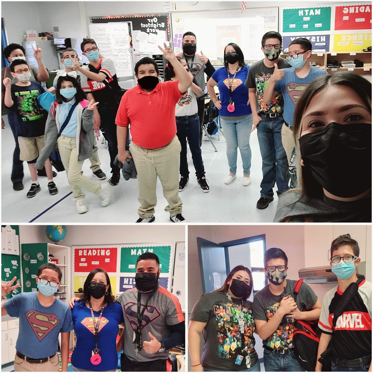 LLoera_CTES's tweet photo. Great day at SMS with our amazing Bulldogs! Embrace your inner super hero, you are capable of amazing things.
💪🐾❤💙 #superheroday #BolderBigerBeter @jmendez_SMS @Salma10241 https://t.co/PGdyQ0I8bd