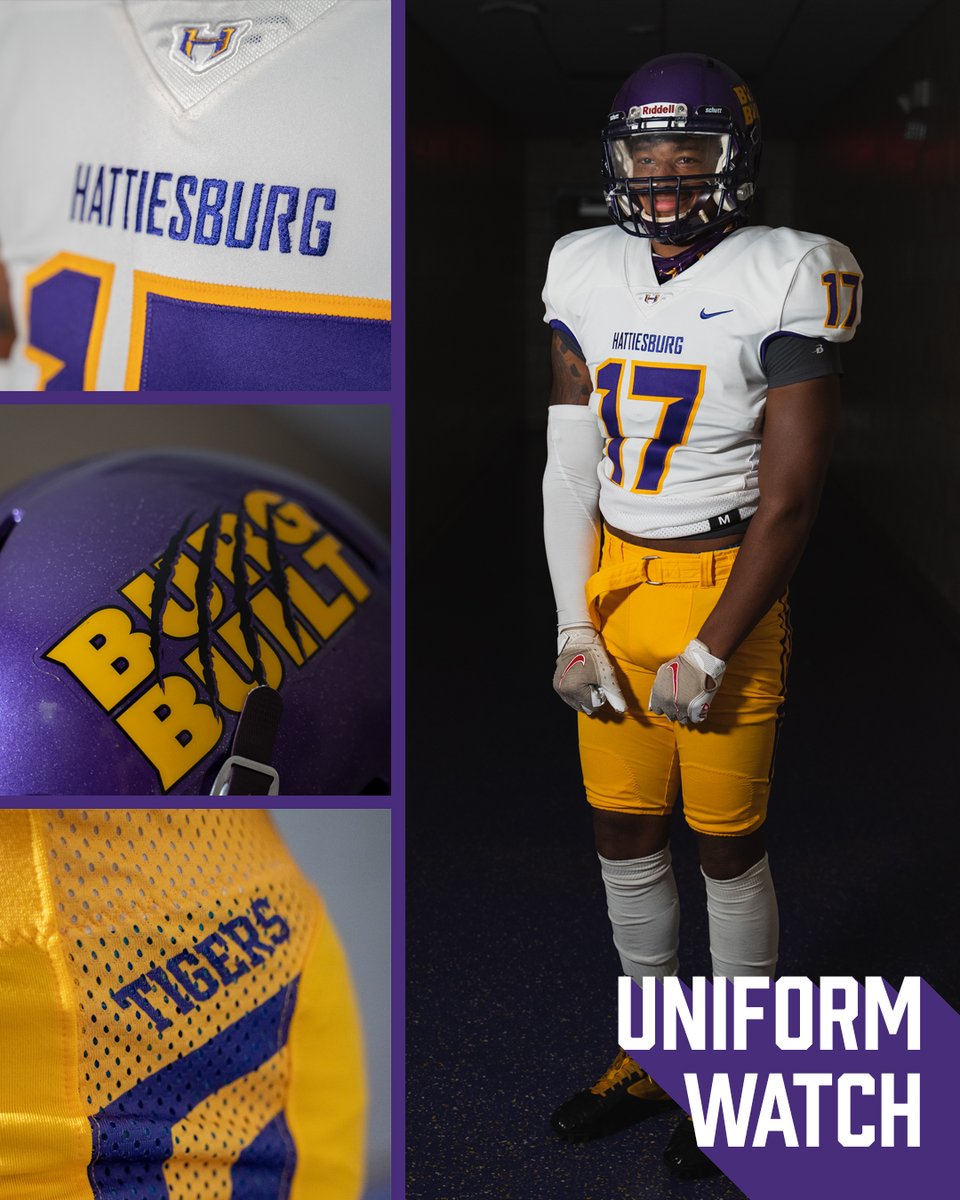hattiesports's tweet photo. 👀UNIFORM WATCH👀

Your Tigers are wearing white on gold tomorrow night as they travel down to the coast to take on Ocean Springs!

#17 Cam Dixon | #burgbuilt https://t.co/u3BWKPpTuV