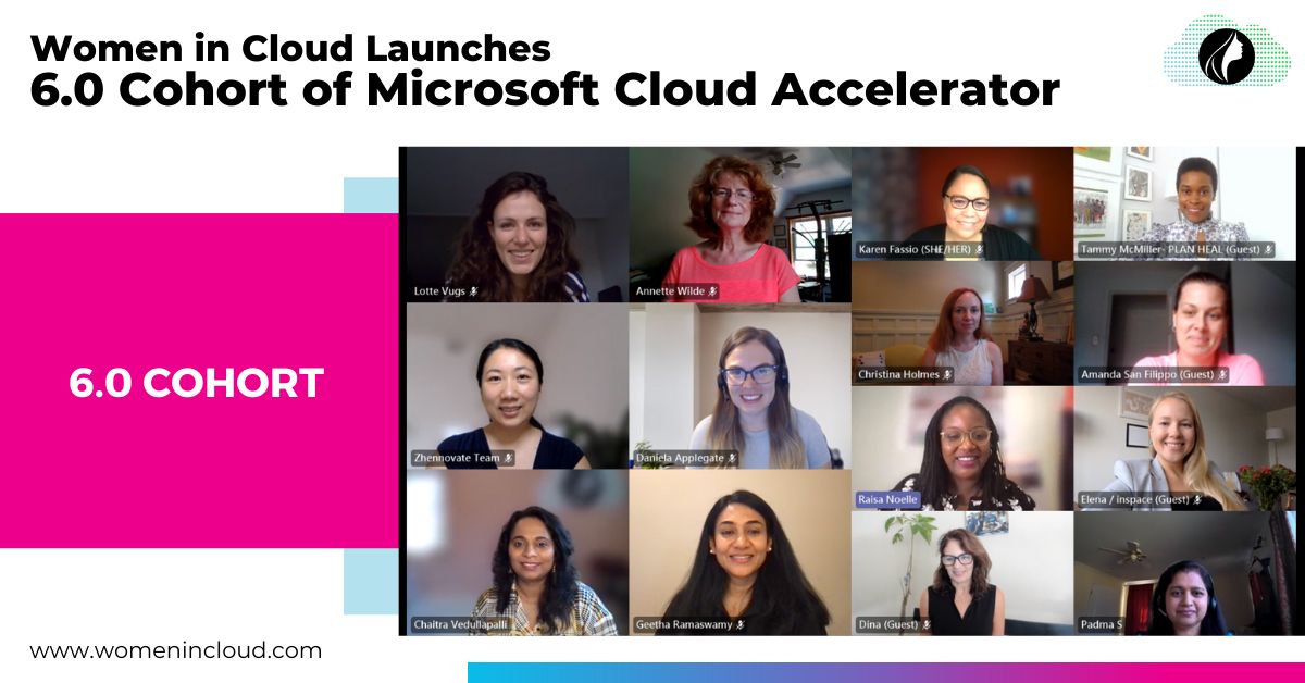rThreat has joined cohort 6.0 of the <a href="/womenincloud/">Women In Cloud</a> Microsoft Cloud Accelerator 🎉 Join us in congratulating all of the #femalefounders participating in cohort 6.0! Click to learn more: bit.ly/3zGomEz

#cybersecurity #womenincybersecurity #latinx #latinaleaders #infosec