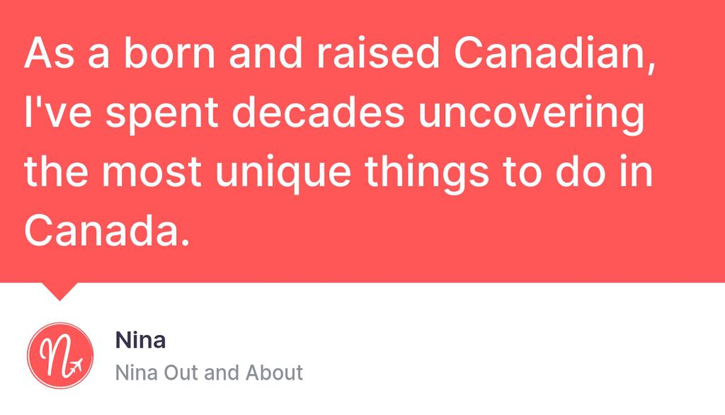 NinaClapperton's tweet image. 86 Bucket List Canada Things to Do: The Ultimate Must Do List
▸ lttr.ai/lUfy

#FindUniqueThings #BucketListPlaces #LocalSecrets #AdventureTravel #BucketList #Canada #CabaneÁSucre33 #JogginsFossilCliffs58 #GrosMorneTablelands74