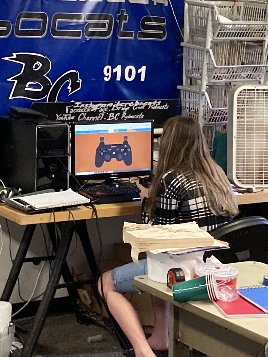 BCRobocats's tweet image. We had our new students look at some of the controllers and try and fix some flywheels from last season. Every day is a new day, so let’s get cracking! 🤔👍😆                                    #robotics #FTC2021