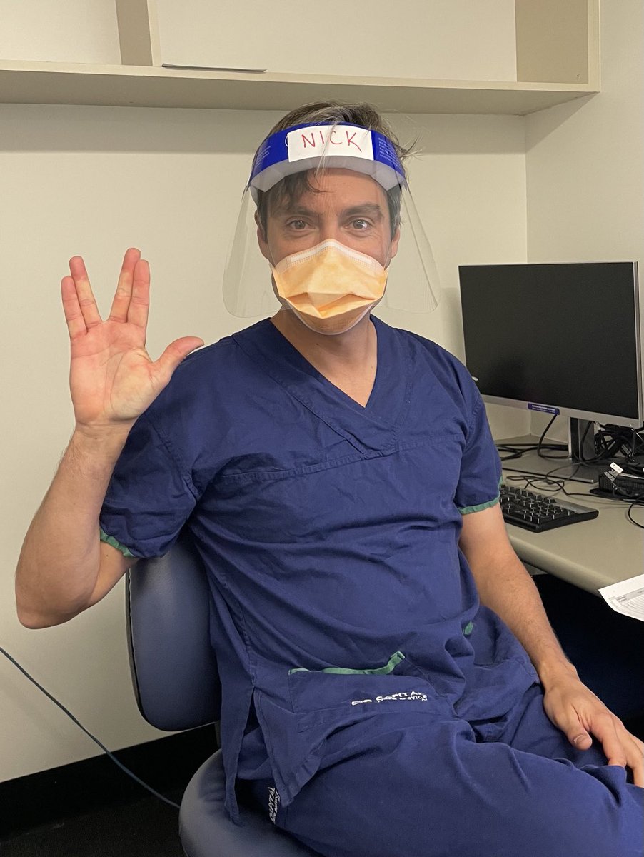 Starting shift this morning as Specialist on COVID Call (also known as SPOCC). Get vaccinated, live long, and prosper ⁦<a href="/ACT_CHS/">Canberra Health Services</a>⁩ #covid19aus #covid19 #getvaccinated