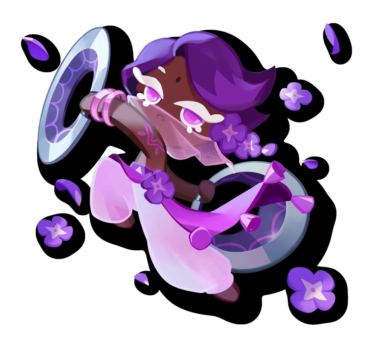 bishieOTD's tweet photo. 🌸 the pretty boy / bishounen of the day is Lilac Cookie from Cookie Run! https://t.co/haQh6cTlER