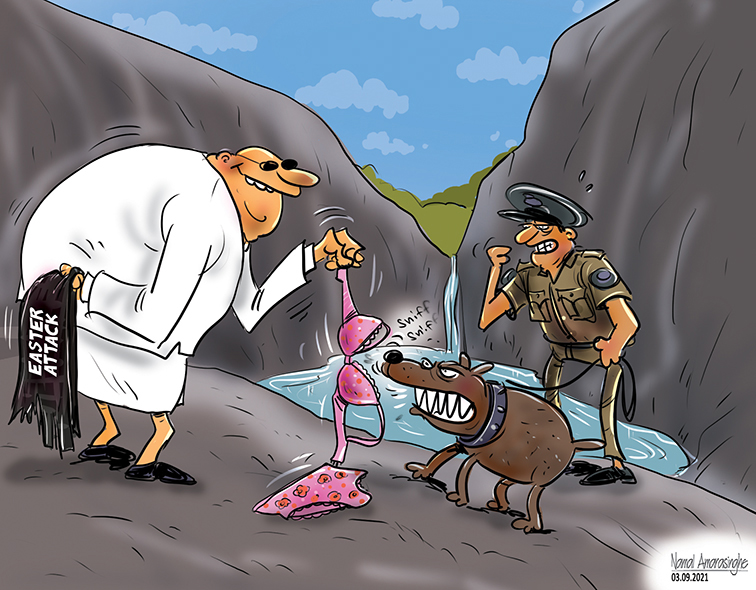Cartoon by <a href="/NamalAmarasing/">Namal Amarasinghe</a> 

#lka #SriLanka #pahanthudawa #nudephotos #EasterSundayInvestigations