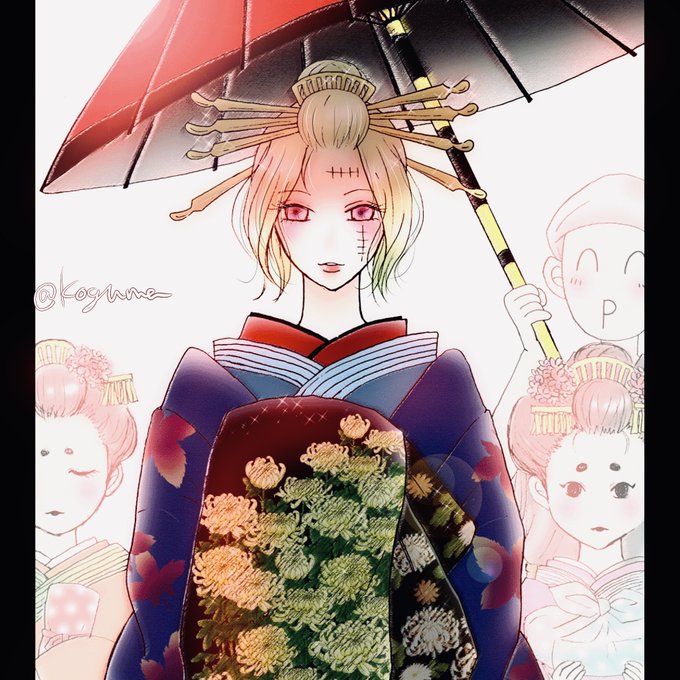 花魁道中のtwitterイラスト検索結果