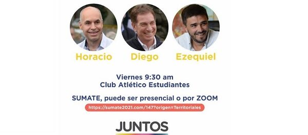 #Olavarría | Larreta y Santilli llegan a Olavarría y se reúnen con vecinos cutt.ly/5WbEuIo