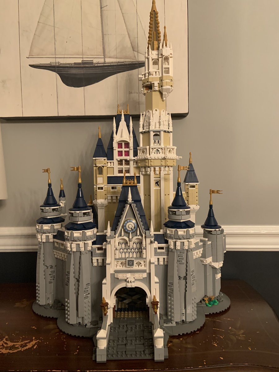 It’s finally finished. #legos #disney #cinderellascastle