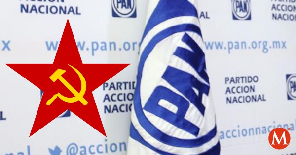 Milenio's tweet image. Senadores del PAN y presidente de VOX firman la Carta de Madrid para "detener comunismo" en México mile.io/3gXFwGi