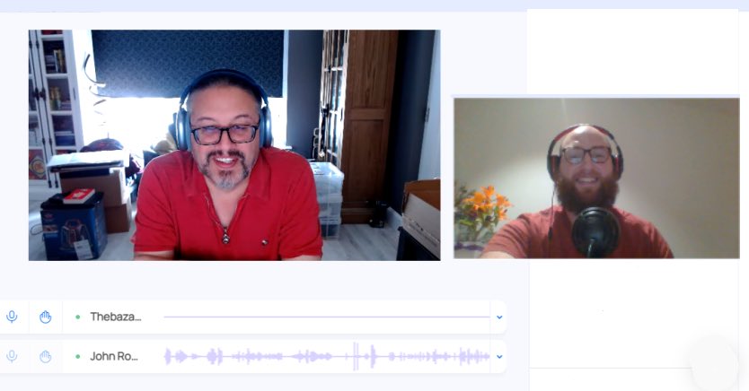 Had the privilege to chat with this legend last night;
John <a href="/romero/">John Romero 🤘🏽</a>
Antipodes won’t stop me!
Very insightful conversation
Podcast coming next week; stay tuned!
Are Shamblers furry? No? Answer may shock you.
.
<a href="/TheBazaarCast/">The Bazaar Cast</a> 
#GameDev #JohnRomero #gaming