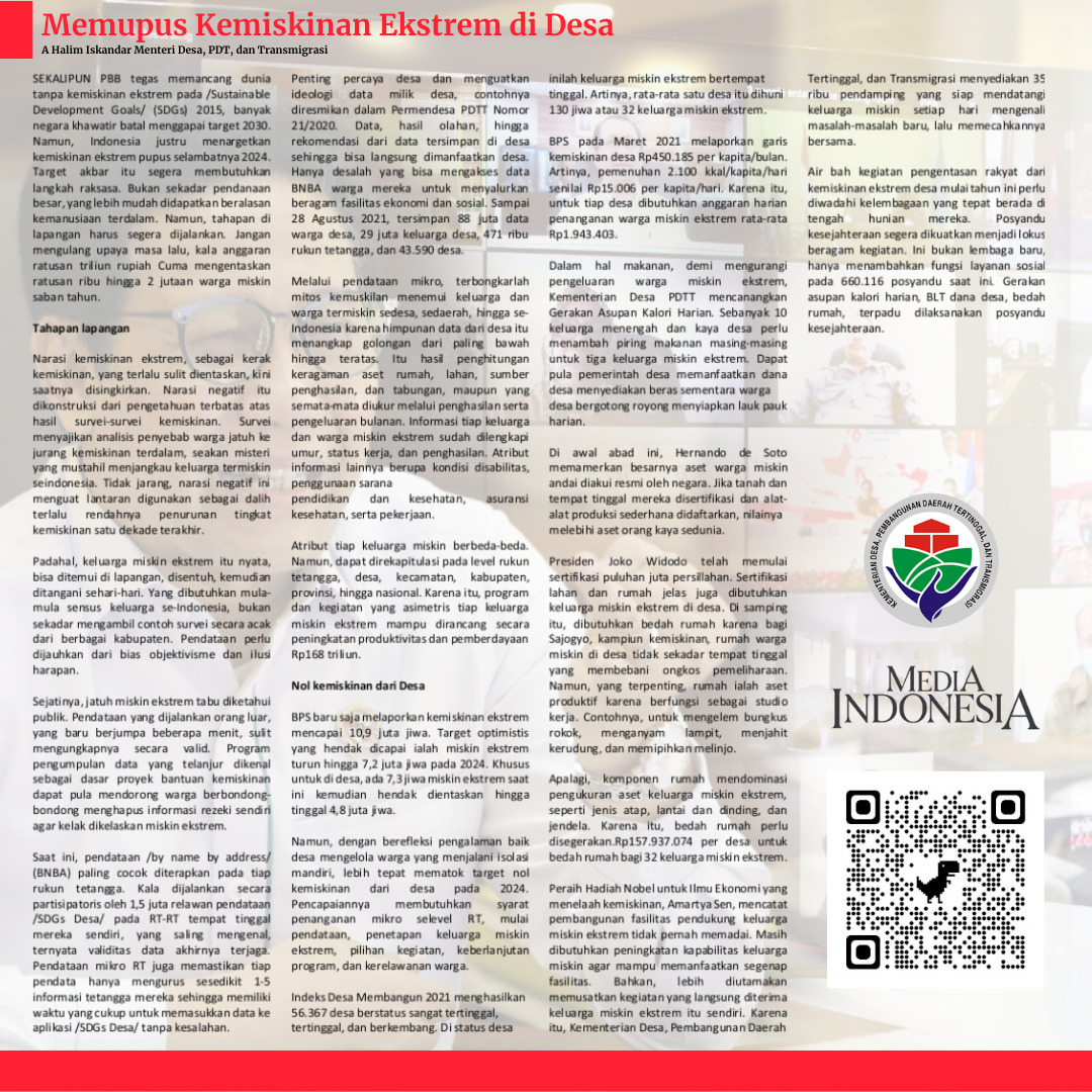 SherlyArianty's tweet photo. Memupus Kemiskinan Ekstrem di Desa oleh Menteri Desa PDTT RI bapak @halimiskandarnu
#TPPIKampar #TPPIRiau @KabKampar https://t.co/b8pxkB55IM