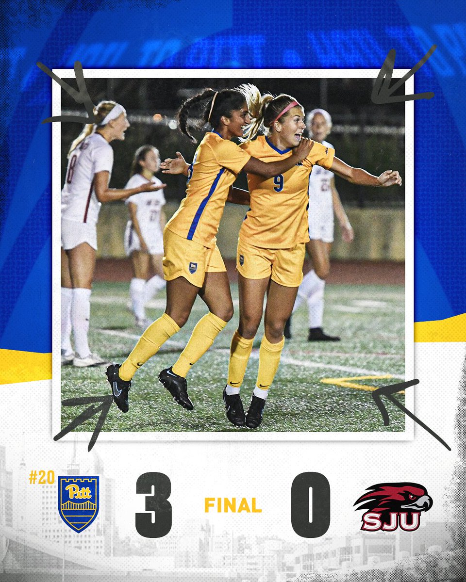 𝗙𝗜𝗡𝗔𝗟 | No. 2️⃣0️⃣ Pitt 3, St. Joes 0

Pittsburgh sports team beats one from Philly, that never gets old 😄

#H2P