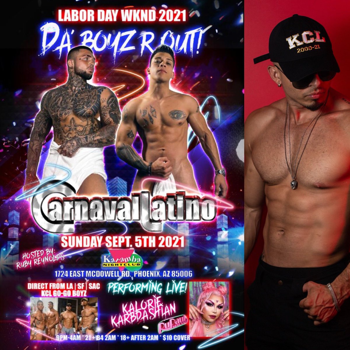 AZEVENTS's tweet photo. Sunday Sept 5th @ Karamba Night Club in Phoenix https://t.co/WKdJrQatST