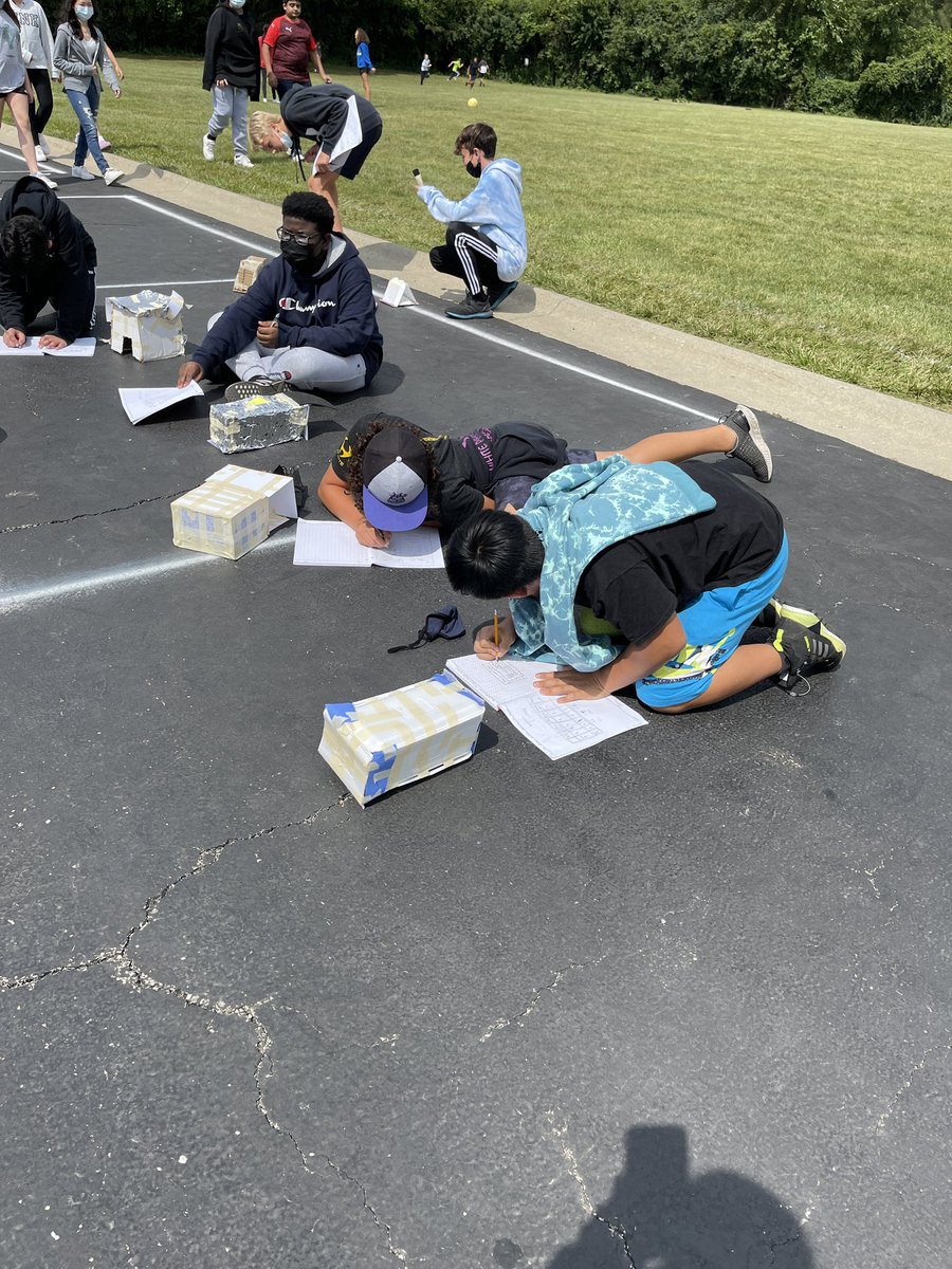 STEM1 Ss tested their shelters today to see if their design protected their animals against UV rays! #Back2Best #WeAre54 STEMed