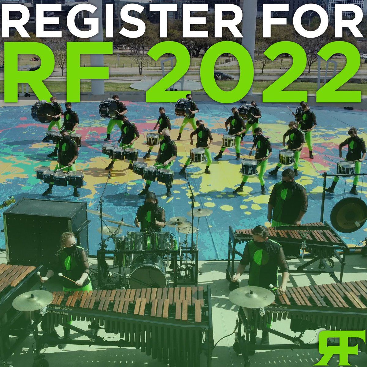 You can register NOW for RF 2022! Go to the 'Audition' tab on our website to see the details and begin your journey to joining RF 2022!

#RF2022 #WGI2022 #evansdrumheads #daddario #MarimbaOne #M1Force #WGI #percussion #drums #innovativepercussion #udbfamily