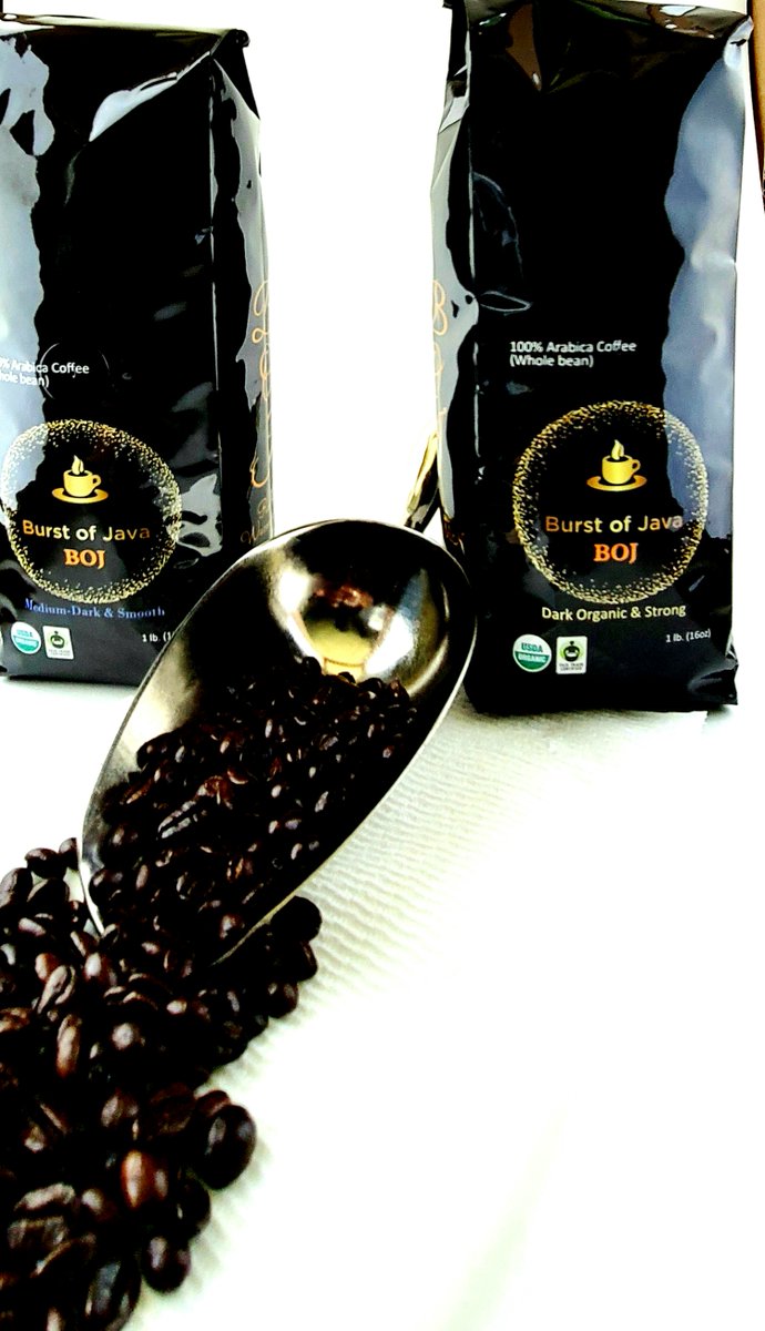 burstofjava's tweet photo. New Bag design #elegant #Coffee #burstofjava Same great powerful organic full bodied taste!! https://t.co/uX1ARZLgzP