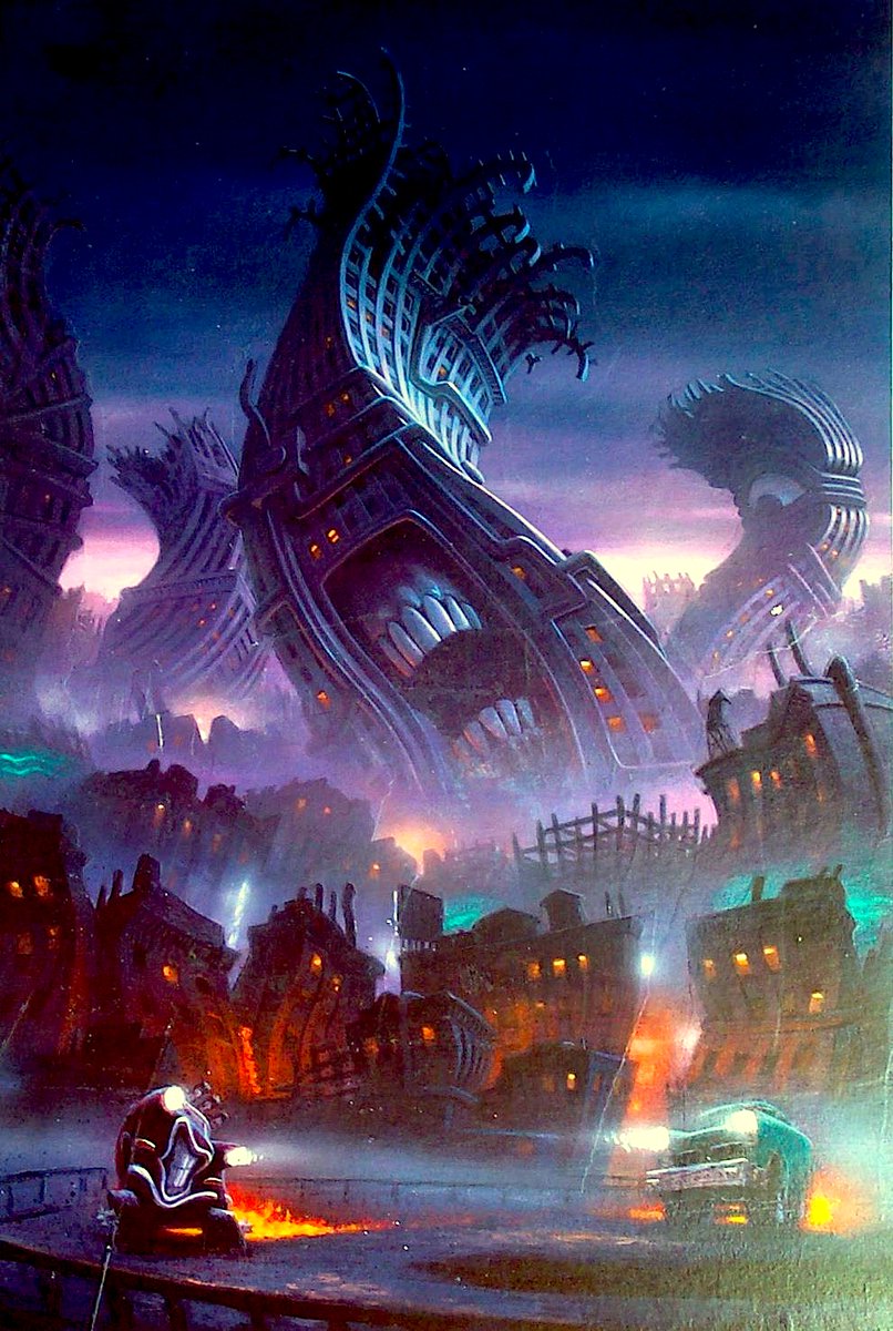 ralphbakshi's tweet photo. More Barry E Jackson cool world #conceptart https://t.co/mMWudAOEd1