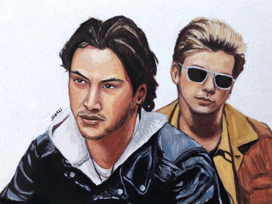 HAPPY BIRTHDAY KEANU REEVES MAYBE I LL PAINT U AGAIN SOON 