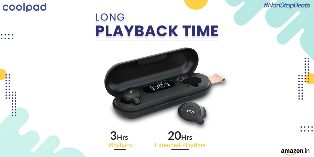 #CoolBassBuds #FastCharging #DigitalBatteryDisplay #WirelessEarphones Everyone love to listen good #Music &amp; listening to it relax our mind. #Coolpad powerful #earbuds are packed with a 40mAh battery &amp; a fast charging case. Order now: cutt.ly/enepERA