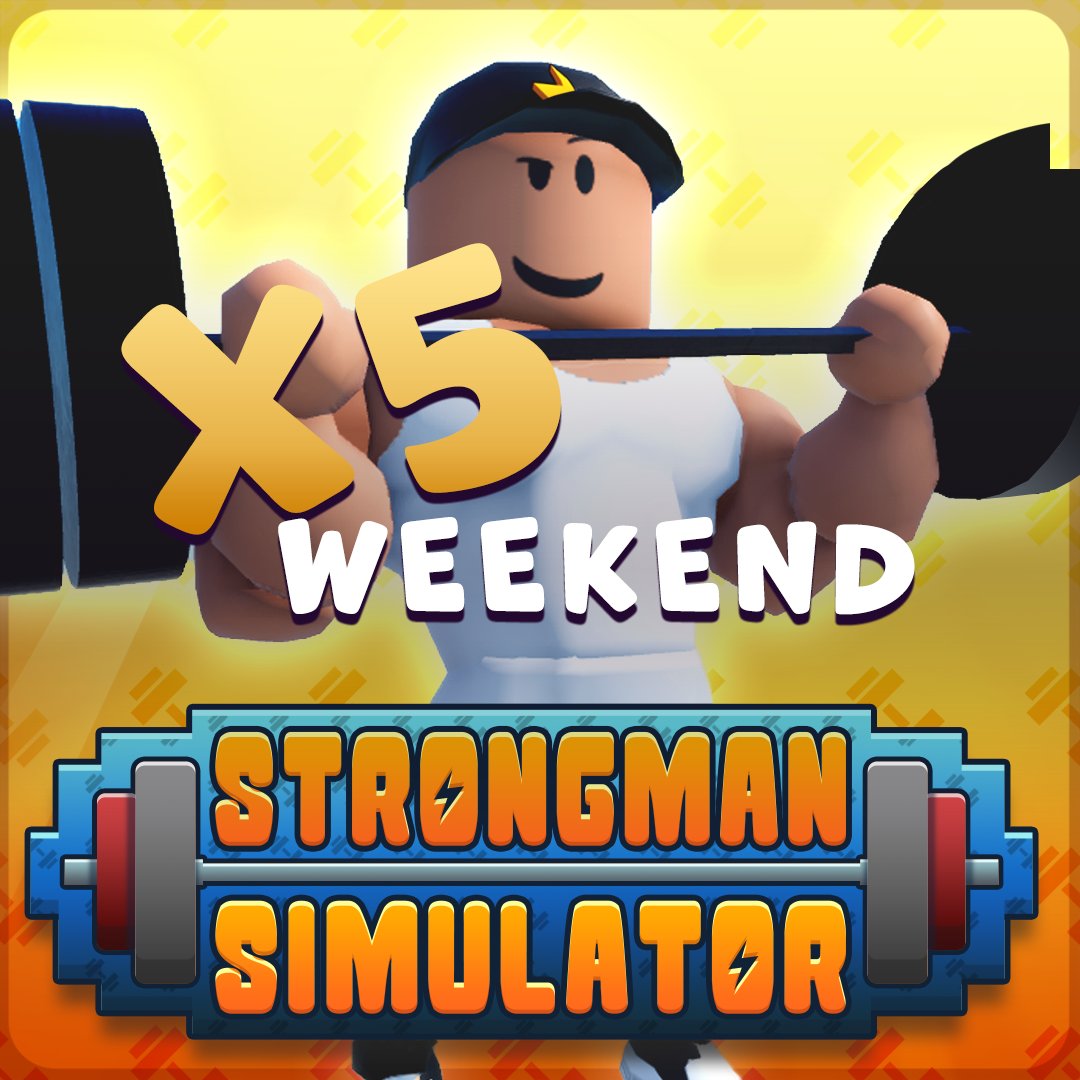 💪🍬💪[5x Winter] Strongman Simulator - Roblox