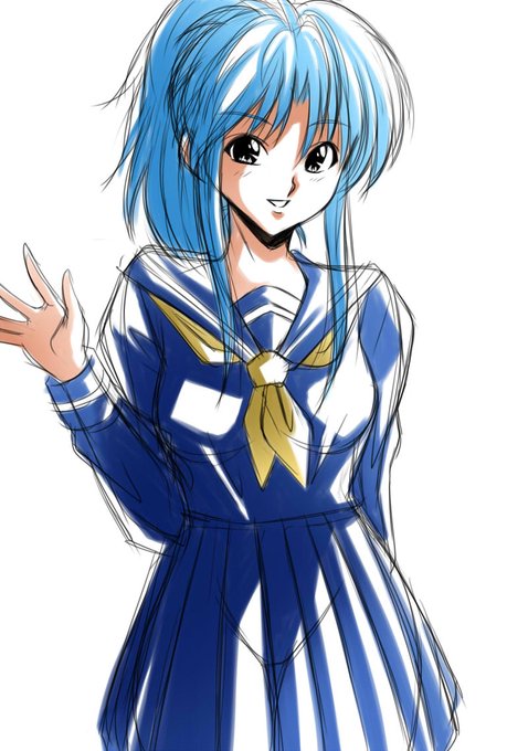 今日のイタズラ描きは幽遊白書のぼたん。幽白の女性キャラでは一番好きっスね。スリーサイズ聞きたかった・・・。今回は後日に差分を描きますw
#幽遊白書 
#ぼたん 