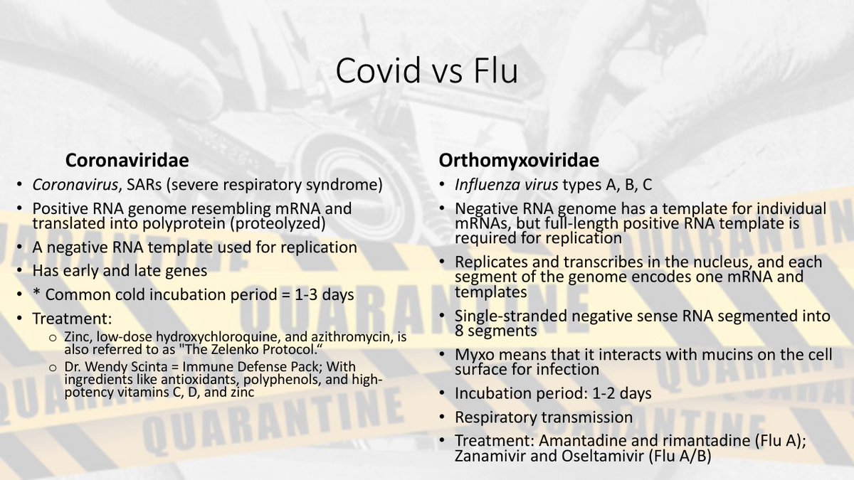 ServantArmy's tweet photo. The Covid vs Flu PowerPoint from the Co Vid show with James R (@Realpersonpltcs) and Dir Mike https://t.co/3fAMvAMN7v