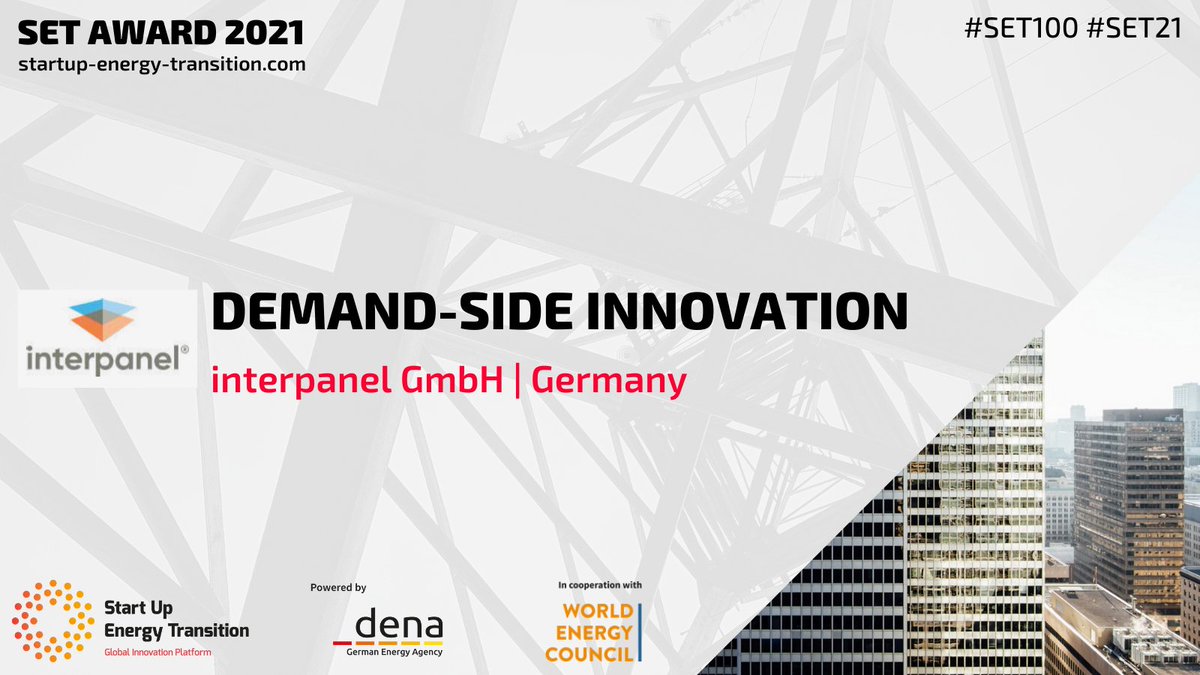 Start Up Energy Transition (SET) (@startupget) on Twitter photo Check out Interpanel from the Demand-Side Innovation Category. <a href="/interpanel_GmbH/">interpanel</a> offers healthy and efficient room climate solutions for high-quality workspaces. 👌
👉 Find all info about them here: bit.ly/2UxKqSv Check out Interpanel from the Demand-Side Innovation Category. <a href="/interpanel_GmbH/">interpanel</a> offers healthy and efficient room climate solutions for high-quality workspaces. 👌
👉 Find all info about them here: bit.ly/2UxKqSv