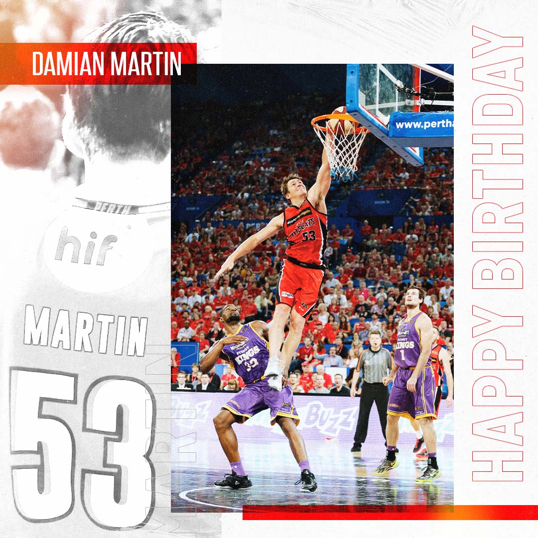 Happy birthday to six-time Perth Wildcats championship legend, Damian Martin! 