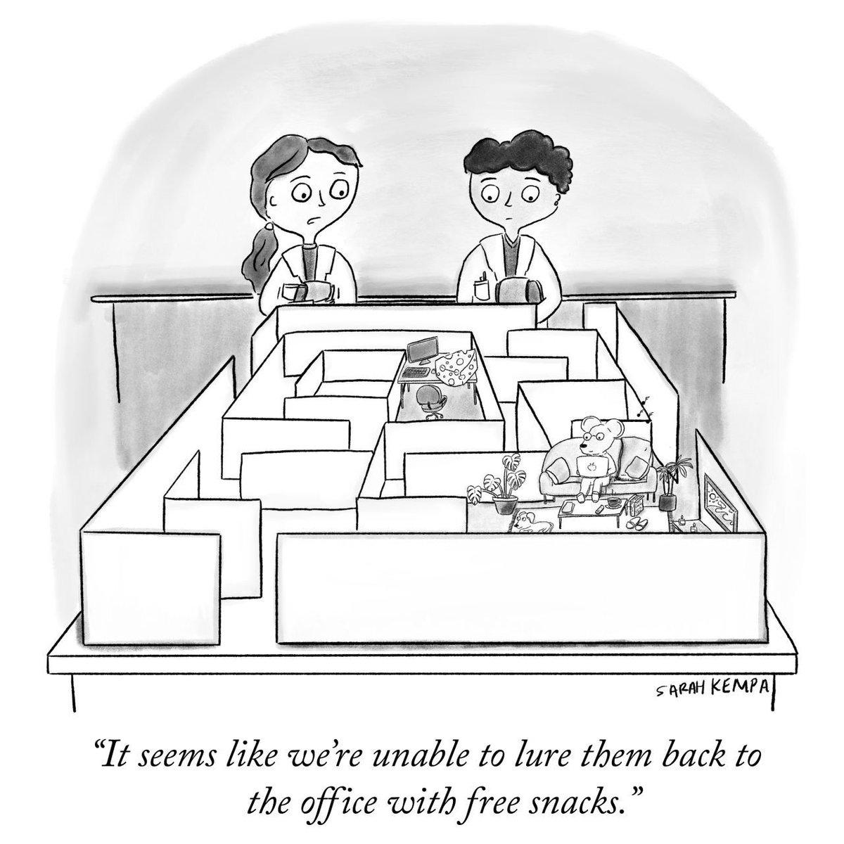 Happy Friday! cartoon by The New Yorker
👩‍💻 🧀