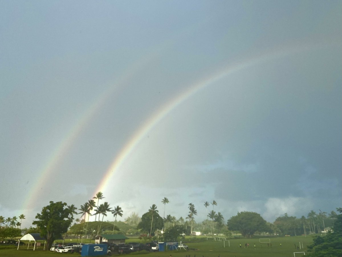 9marley5's tweet photo. Saw a Double rainbow today and it made me really ☺️🥰😍🥰😊🌈🌈💫 https://t.co/1qoFGWK8WV