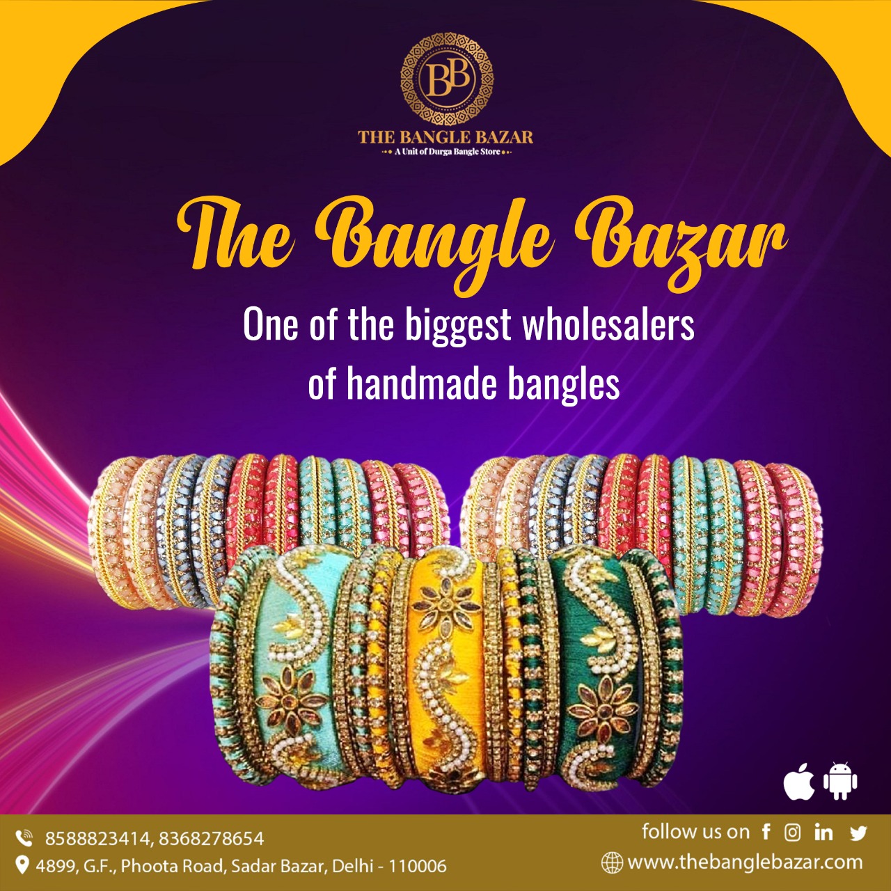 Bangles on sale shop name