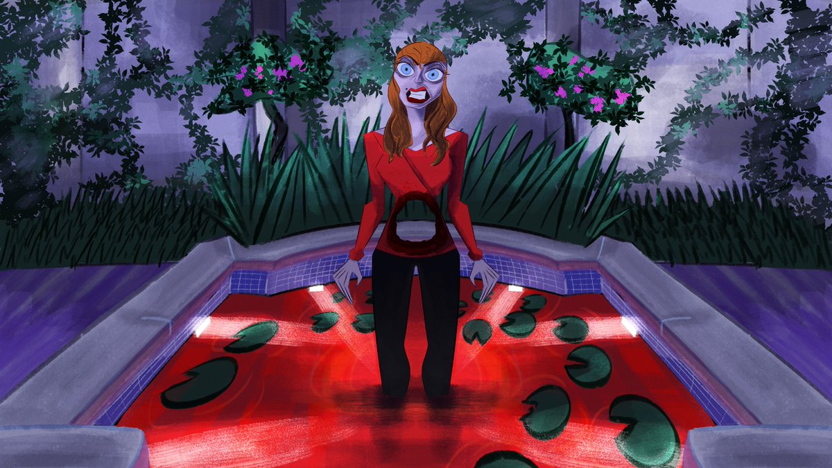 CattoInky's tweet photo. My entry for @MaxGrecke 's #batratchallenge on his Discord with the theme: Screencap Study. For this challenge I chose this scene of the movie Death Becomes Her
#screencapstudy #artchallenge #artstudy https://t.co/cFlBcGJ7XY