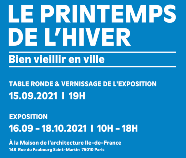 rbrunella's tweet image. 15/09 19h Table ronde à @MA_IDF animée par @HugoChristy &quot;Le Printemps de l&apos;Hiver,bien vieillir en #ville&quot; #habitat #logement #mobilité #senior avec @LucBroussy #MeriemChabani #CécileRosenfelder @AG2RLAMONDIALE #OlivierColaisseau @_EpaMarne @MarionWaller G.Sicard #architecture