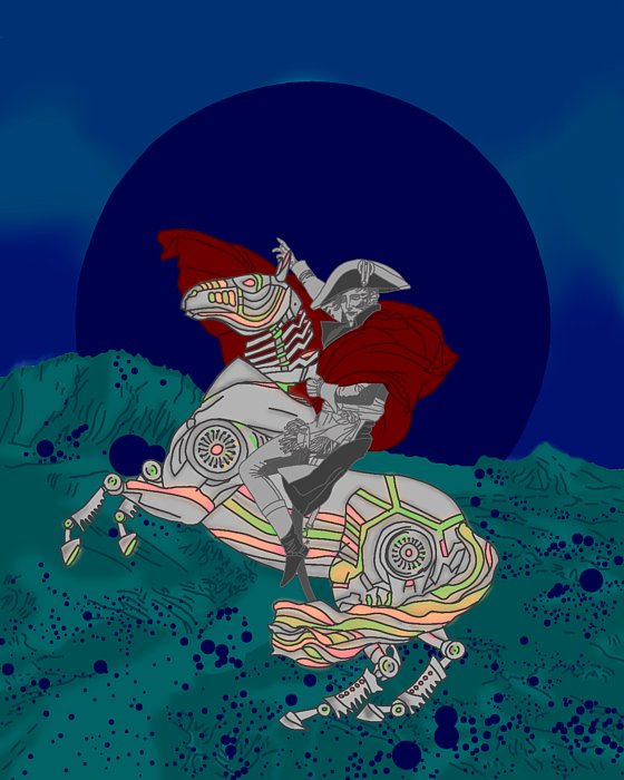 donnajaolson's tweet photo. New artwork for sale! - "Futuristic Napoleon" - https://t.co/g5TTWj1HVt @fineartamerica https://t.co/Q389IzGJV8