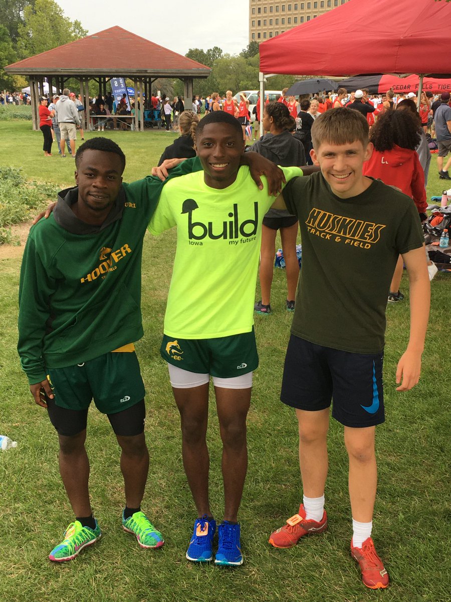 Congrats to Barifodum Adoobe as he ran a fast 17:13 at the Iowa State Course today as Hoover competed in their cross country meet. Nice work!