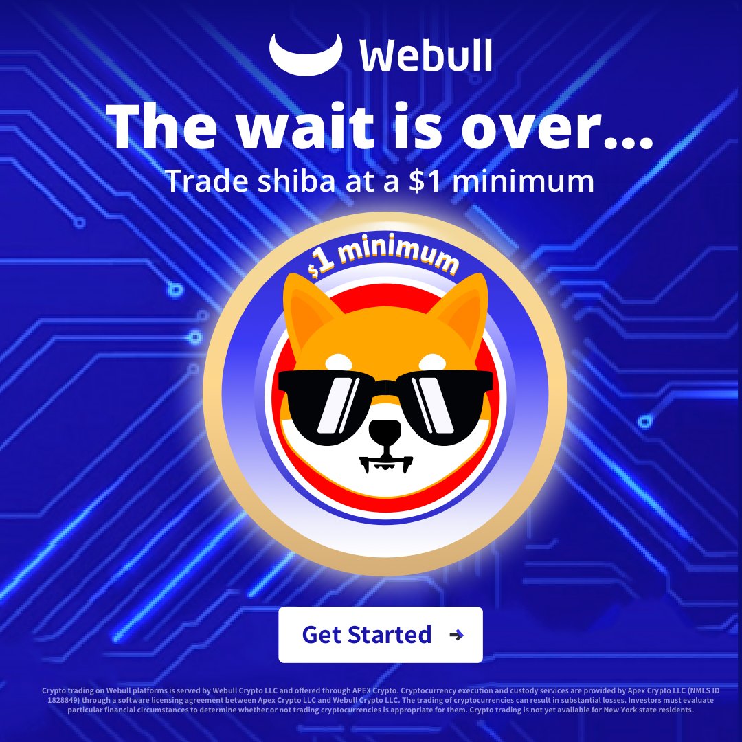 You asked. We listened. #shibacoin is here. Trade #cryptos at a $1 minimum.  Get $5 of $SHIB by completing one crypto trade.