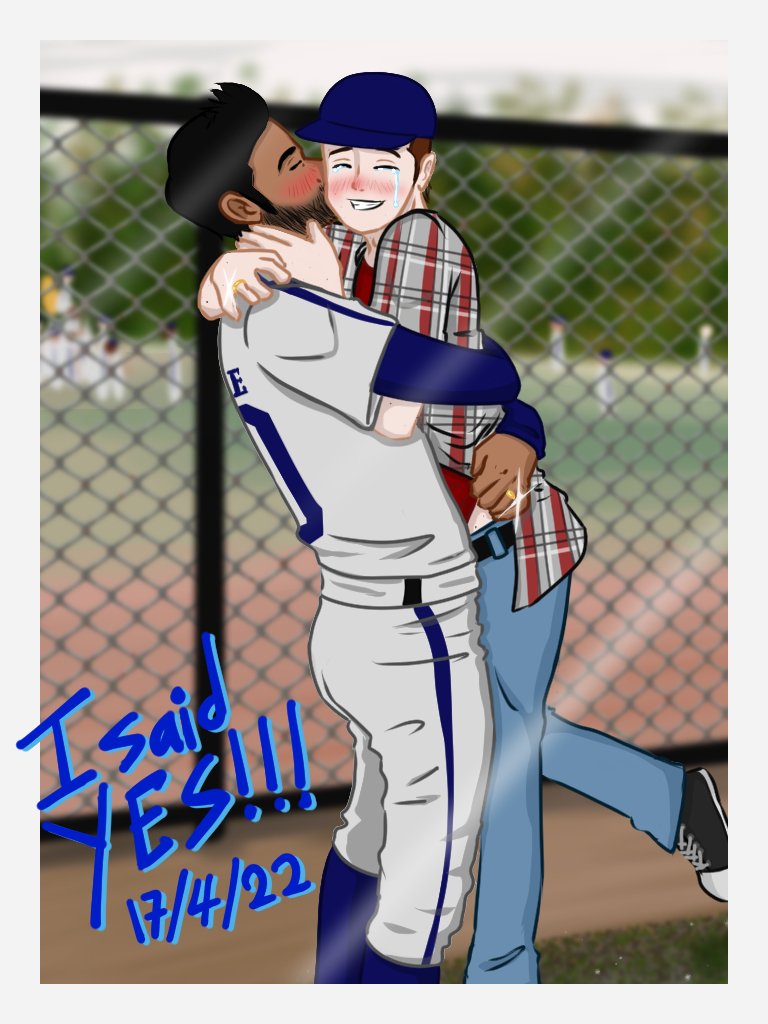 Yukaige23's tweet photo. Here's part 2/3. Ended up making a proposal picture scene instead of a wedding because I thought it was cuter.
#sterek #stilesstilinski #derekhale #baseballau #propose #teenwolf #love #fanart https://t.co/bgRktT7RII
