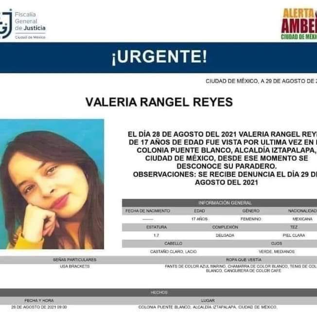 c4jimenez's tweet photo. SE PIDE AYUDA
Para localizar a Valeria Rangel Reyes.
Tiene 17 años 
Desapareció el sábado al oriente de CDMX.
Lo último q se sabe es q subió a este autobús.
Si ud tiene noticias de ella, favor de reportarlo a @FiscaliaCDMX o @SSC_CDMX
Su familia está desesperada… y la busca! https://t.co/ZPGeogkMe7