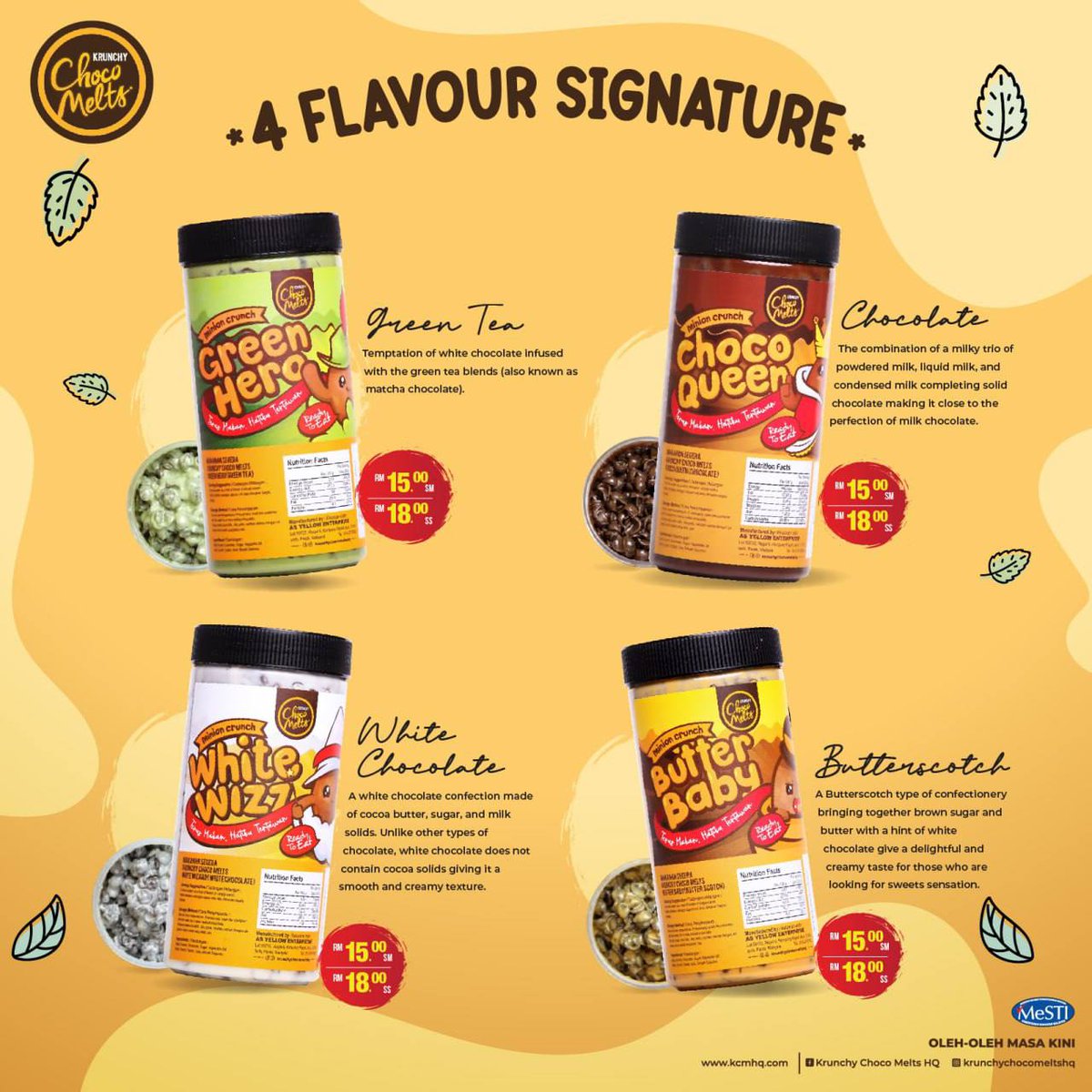 zufatweet's tweet photo. Whoaaa! Inikah chocojar yg ada macam2 flavour rare tapi sedap gila tuuu? 👀👀👀

KRUNCHY CHOCO MELTS ada #MerdekaSales🇲🇾 lah sekarang!

Berbaloi sangat Big Merdeka Set ni tau!😍😍😍 https://t.co/T4ApfGDwxU