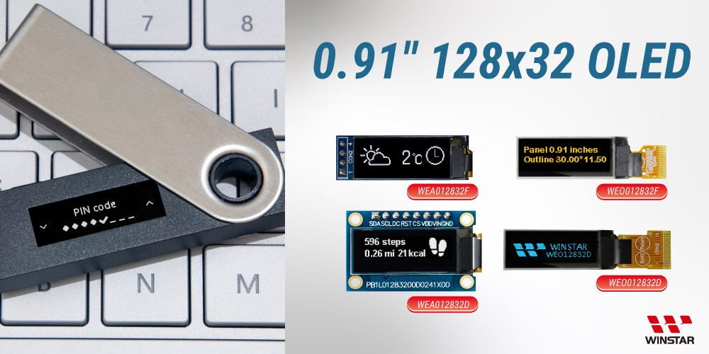 WinstarDisplay's tweet photo. In order to fulfill customers' requirments, Winstar provides several options of 0.91" 128x32 #OLED Display, please visit link ☛https://t.co/R5dmi4XoFh
#PMOLED #smalldisplay #minioled #displaysolution #technology https://t.co/FA43rUw6Sc