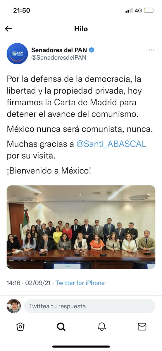 ¡Fuera máscaras! ¡Fascistas de mierda!
Aunque hayan borrado el tweet, ya nadie puede sorprenderse.  Ésta es la verdadera agenda del Partido Acción Nazional.