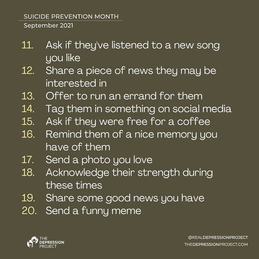 CallMeMoprah's tweet photo. Additional resources from #TheDepressionProject #RealDepressionProject on Instagram.
https://t.co/SaUwjBxvT8 https://t.co/t4EDD9e2lh