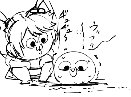 すこし前はまんじゅういっぱい描いてた 