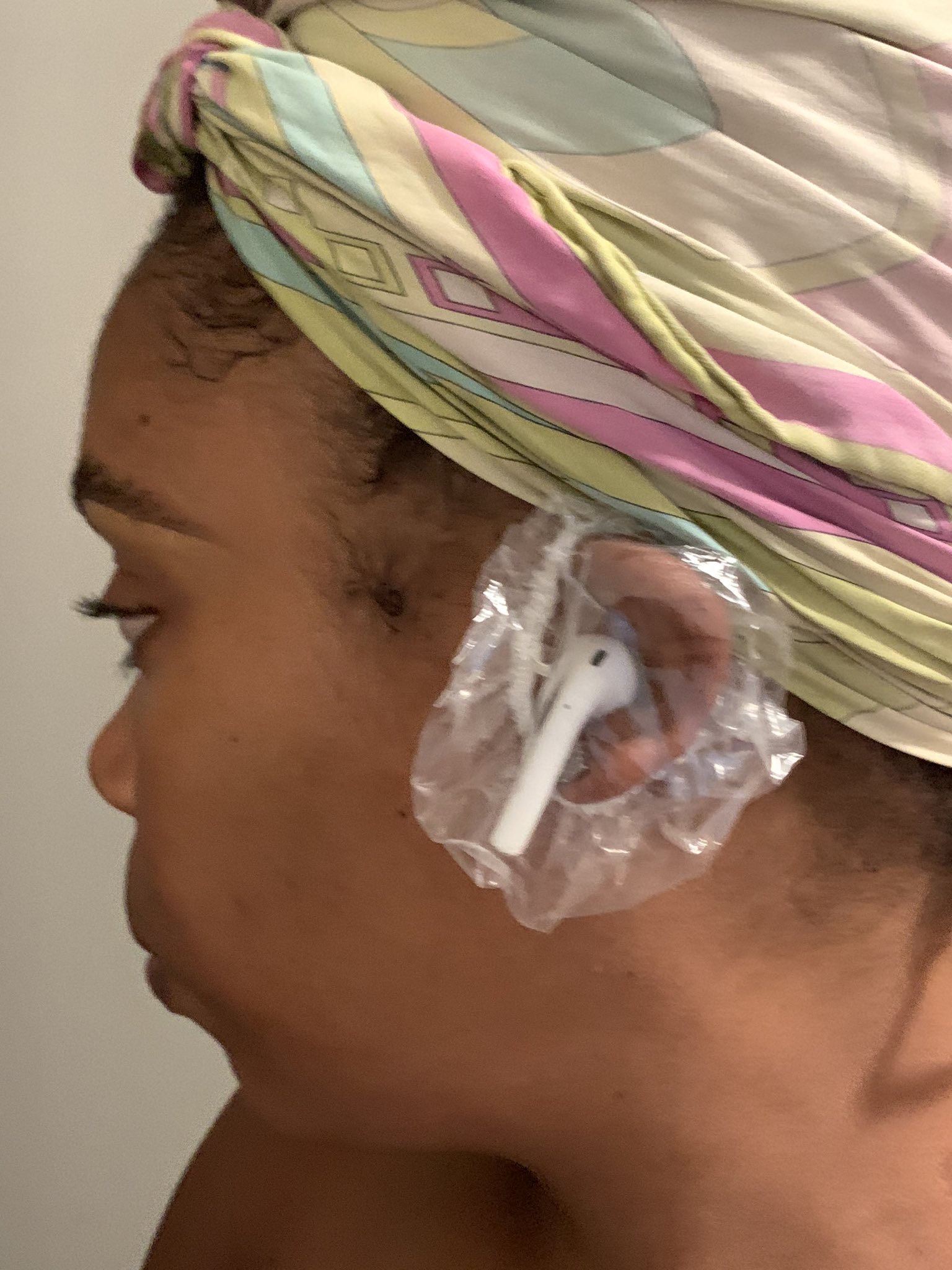 Ear shower cap sale