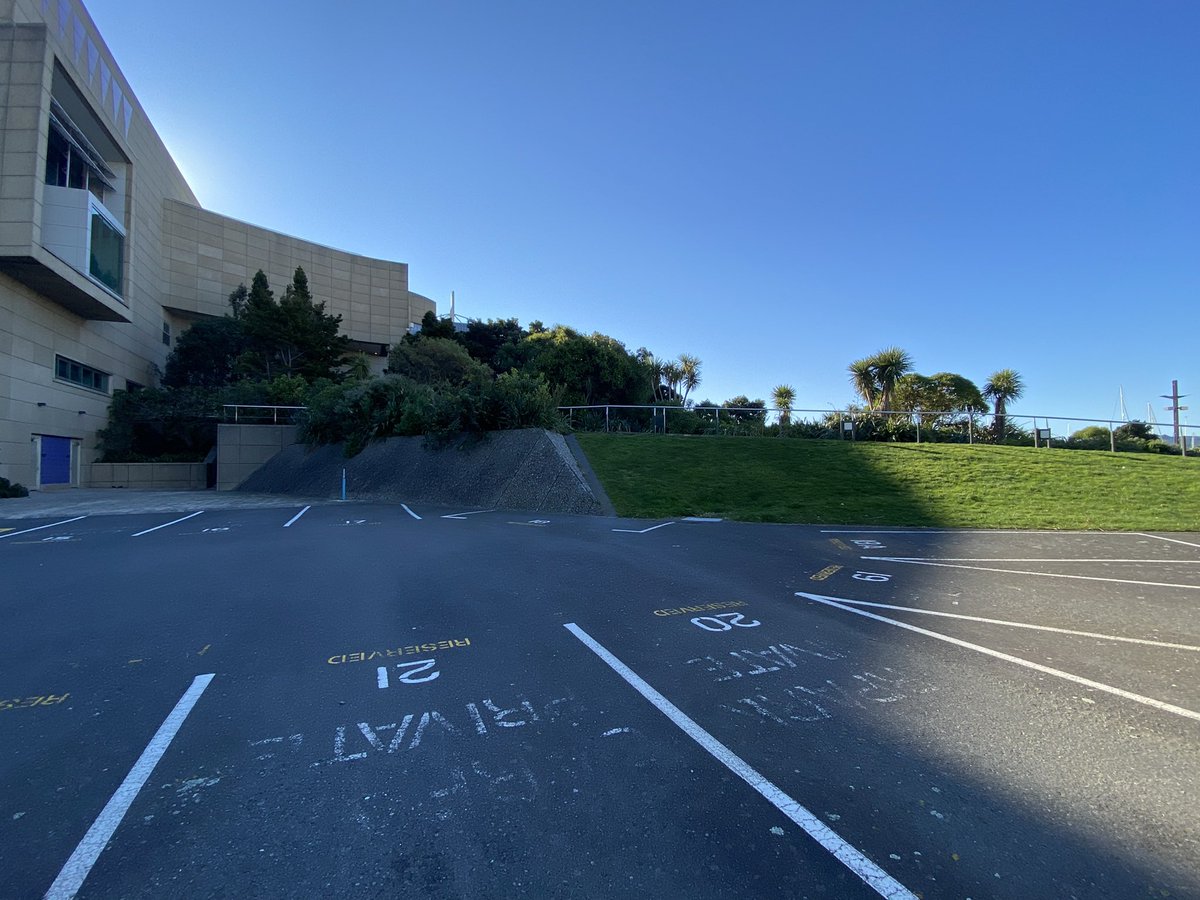 auchmill's tweet photo. Sat in the sun on this sunny rise outside @Te_Papa and did my 4th oral history recording for this lockdown. Making this history is one of the biggest privileges of this job https://t.co/P7o1C8uEnt