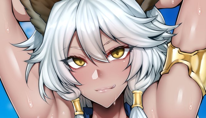 pixivFANBOXでヘルエスを公開しました! https://t.co/tSuLZ64lpB 

日焼け差分です 