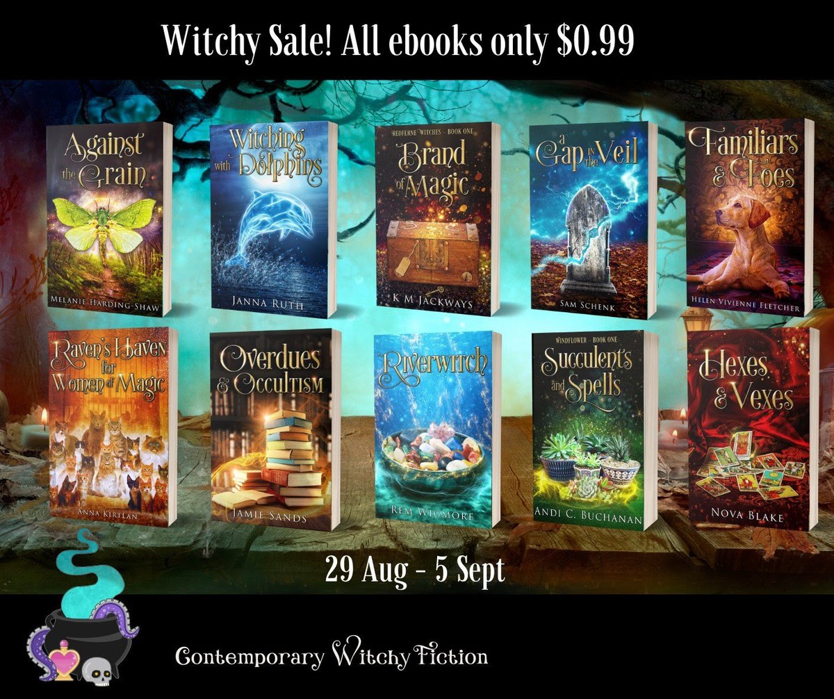 A huge selection of our Witchy Fiction books are available on sale right now! witchyfiction.com