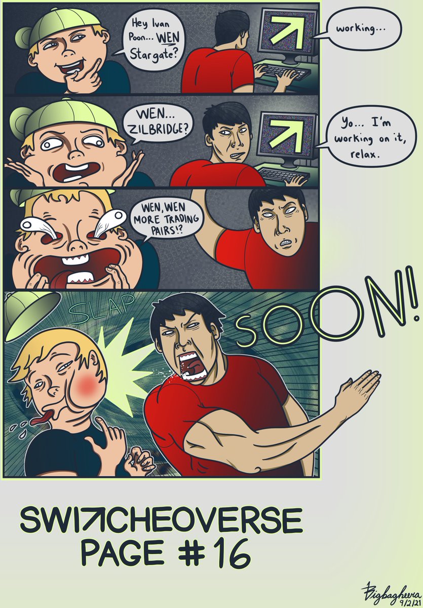 1bigbagheera's tweet photo. #Switcheoverse Page 16! SOOOON! Patience is a virtue. Love you #Switcheo community! Collect the #NFT on the #GhostMarket Minted on the #neon3 #blockchain $neo $gas https://t.co/MohCHEOQgq Check out all the pages at https://t.co/1MgE3wKTVb @ivan_switcheo @ghostmarketio $btc $swth https://t.co/F7X2sHgCfT
